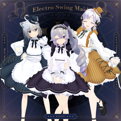 「épeler」着用の「Electro Swing Maid」