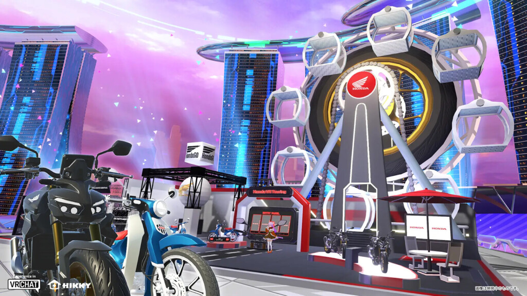 ホンダモーターサイクルジャパンの展示ブース