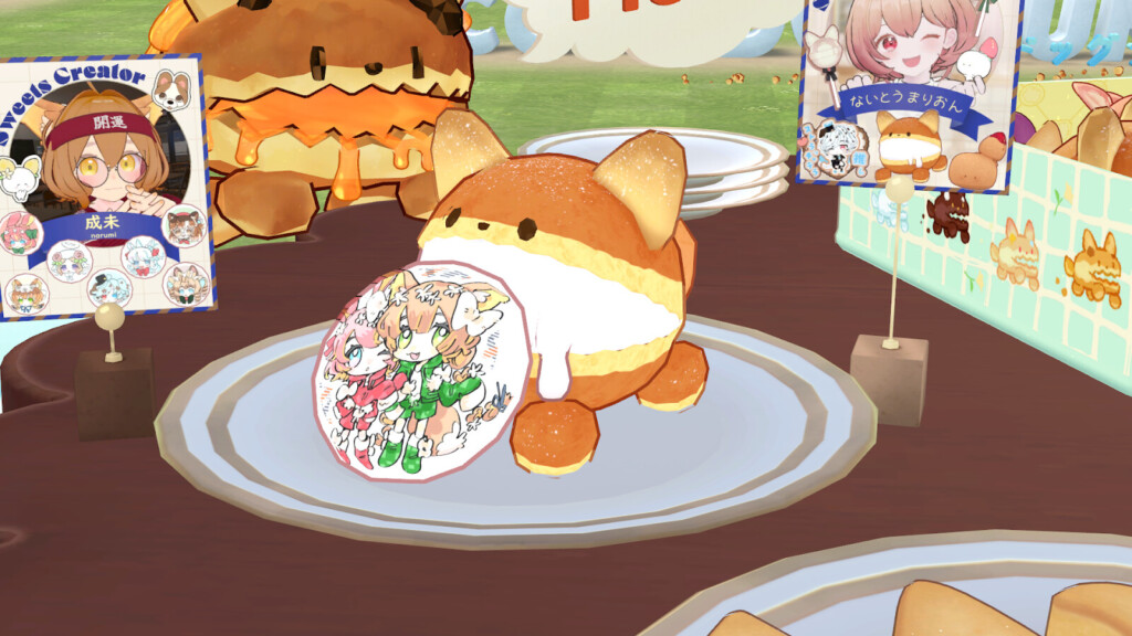 スコフィの形をしたマリトッツォの写真